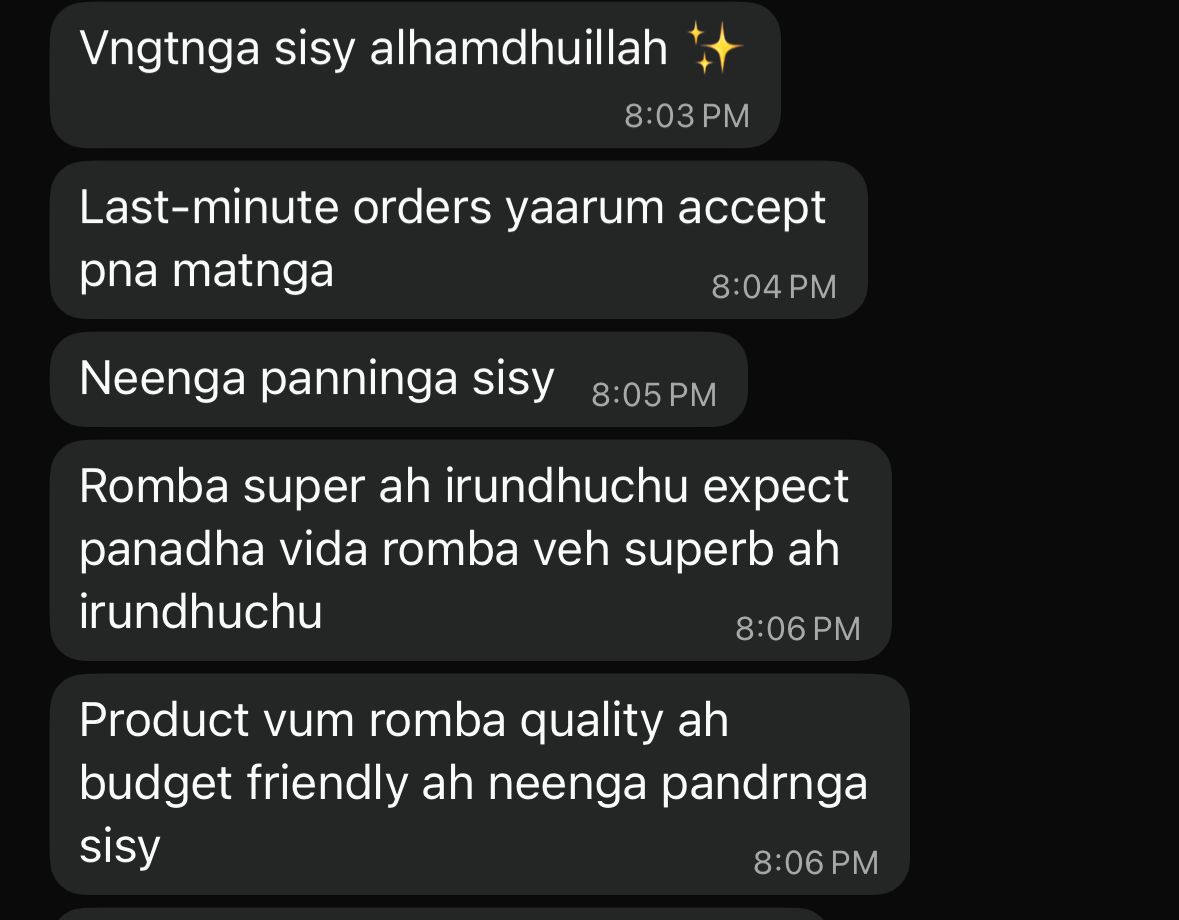 Customer Review Frame